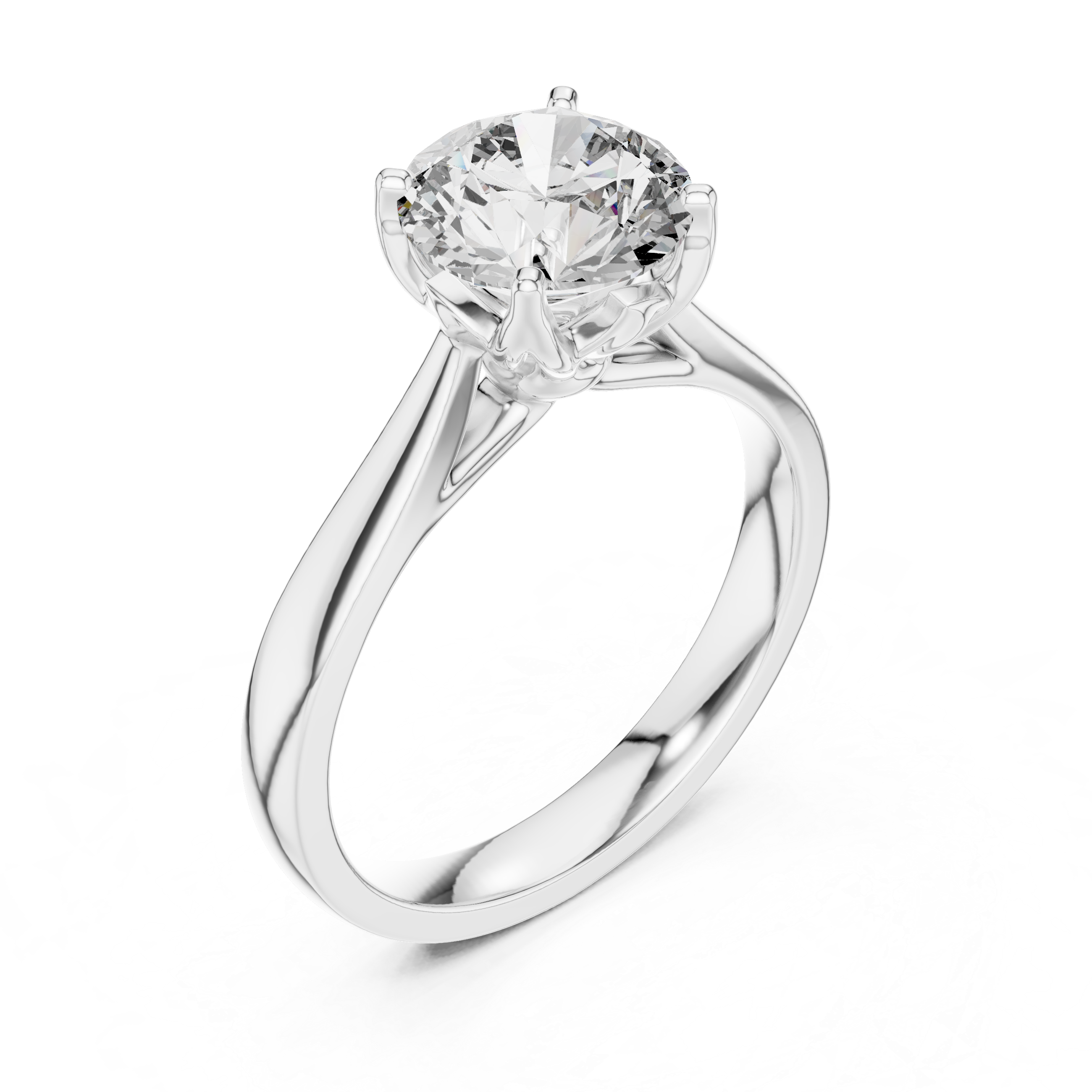 Round diamond Solitaire ring