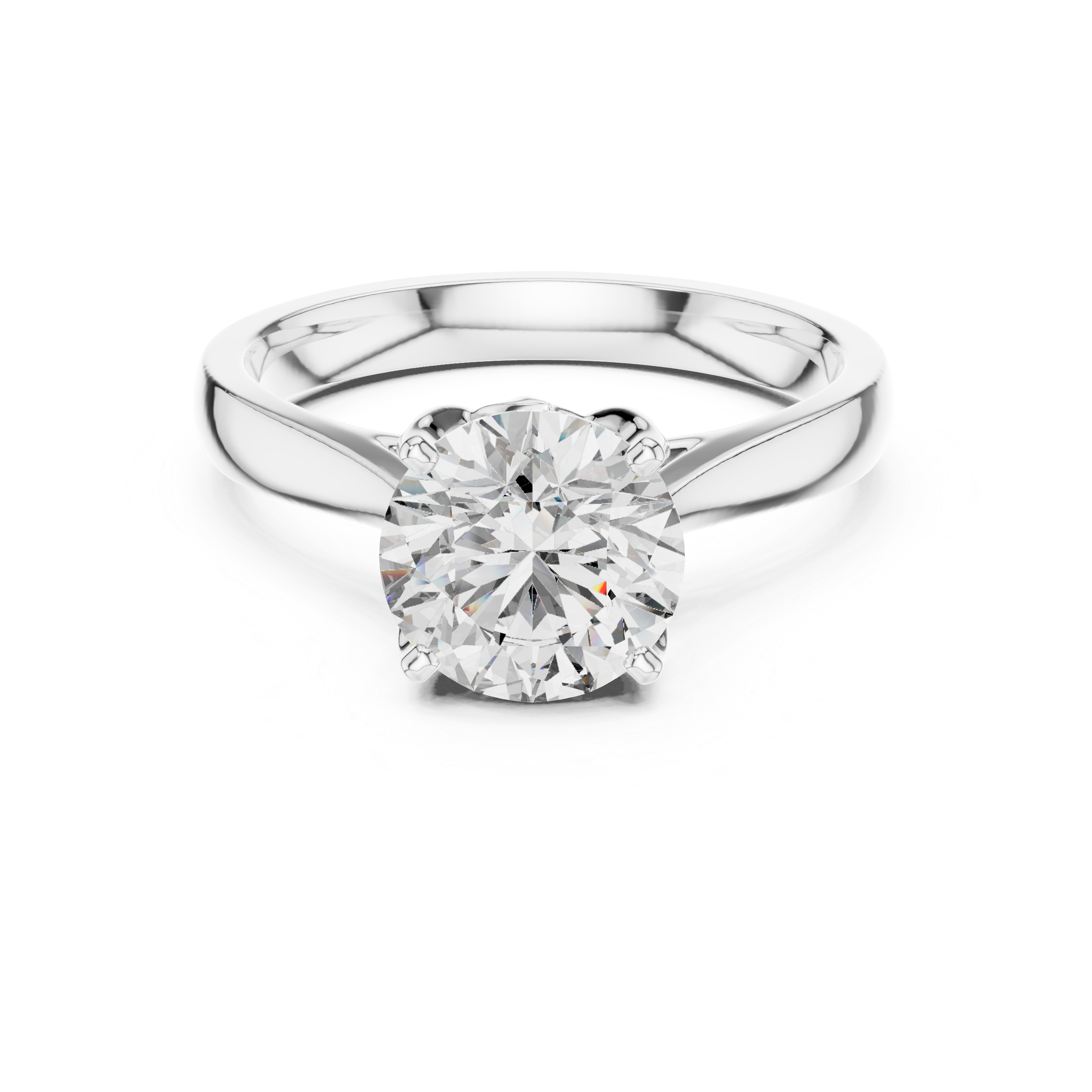 Round diamond Solitaire ring