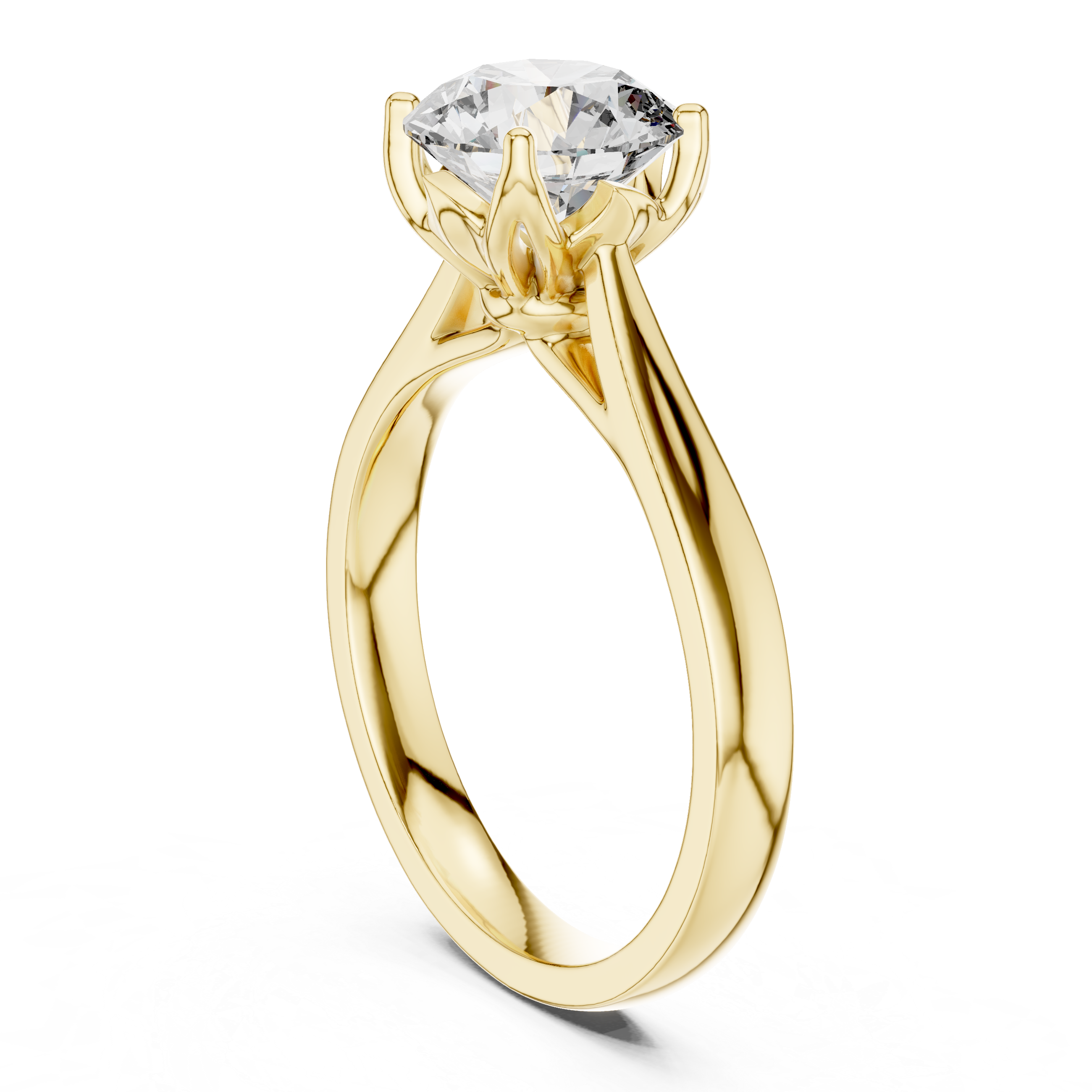 Round diamond Solitaire ring