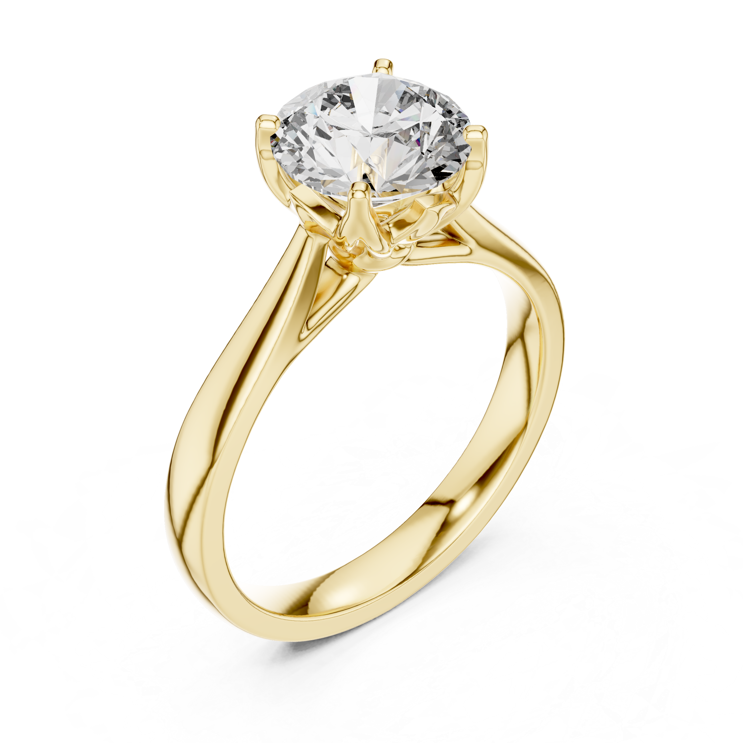Round diamond Solitaire ring