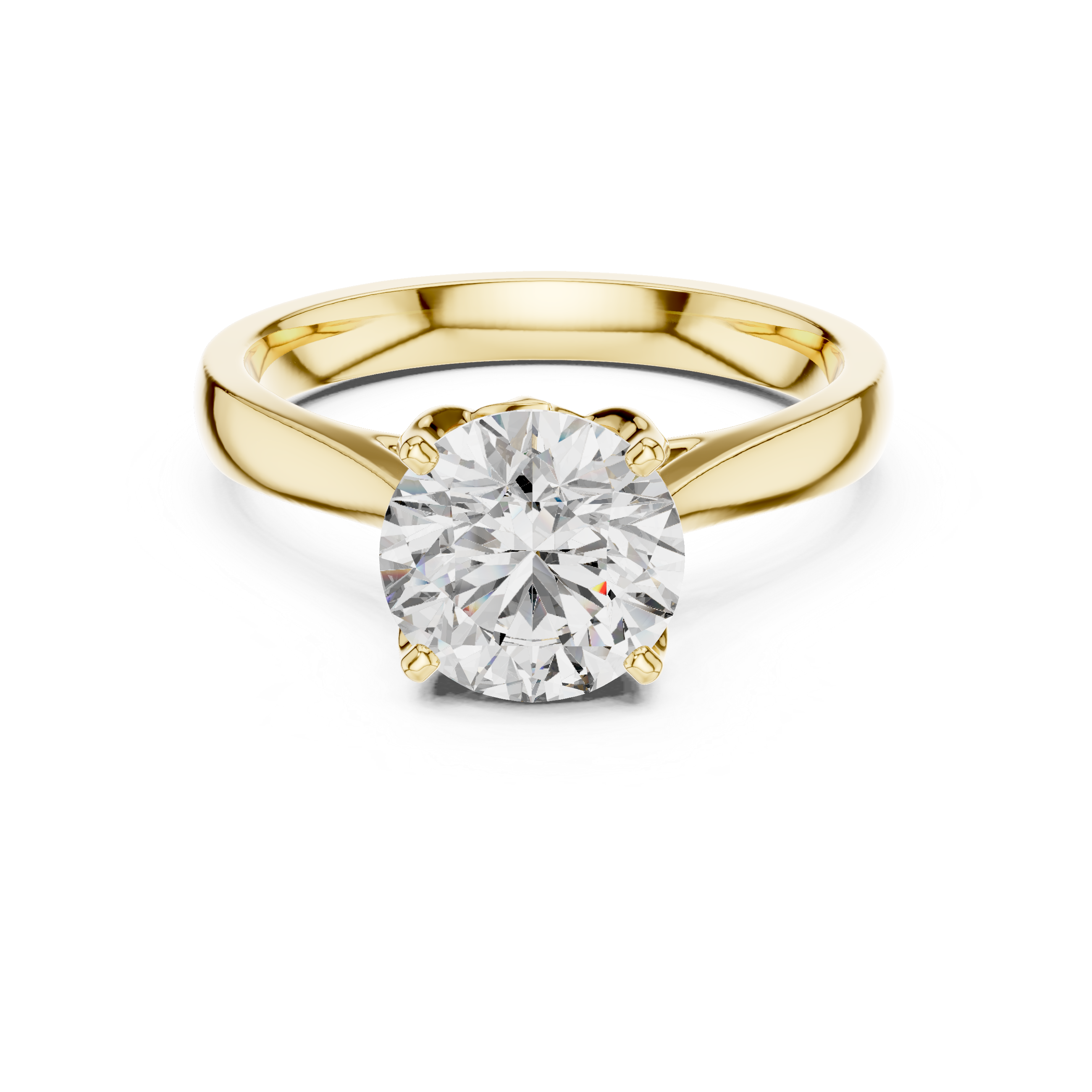 Round diamond Solitaire ring