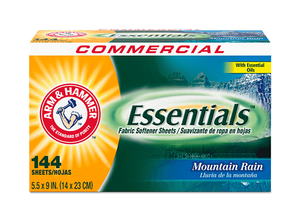 Essential Dryer Sheets Mountain Rain