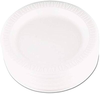 DART 9 in. Laminated White Quiet Classic Plate 500/cs
