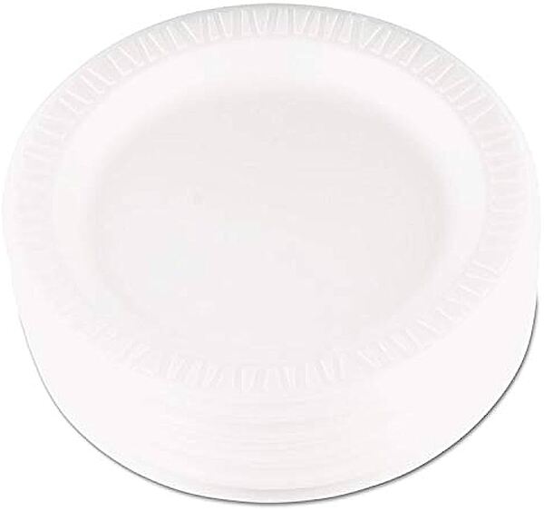 DART 9 in. Laminated White Quiet Classic Plate 500/cs