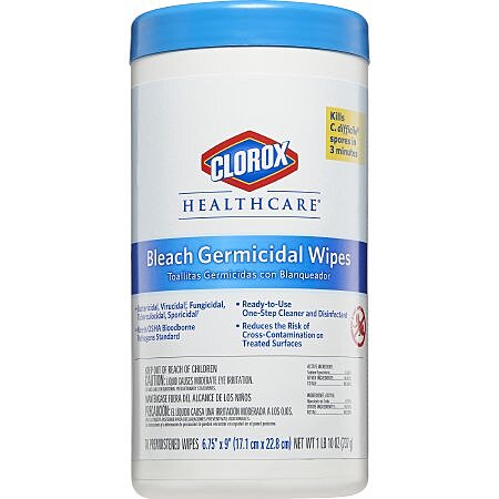 Clorox Germicidal Wipes 6.75x9 Clorox Germicidal Wipes 6.75x9
