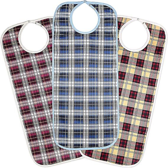 Flannel Bib full Barrier 18"x30", Assorted colors