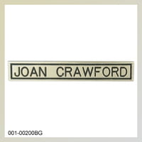 [200B] Name Bar (2-1/4 x 3/8) 24 Karat Gold