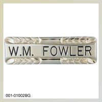 [1002B] Name Bar 24 Karat Gold