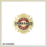 ENGRAVED MALTESE CROSS (Quick Ship) [001-EMCQS]