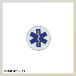 [001-05420] Star of Life (Round-White Enamel) (11/16) 