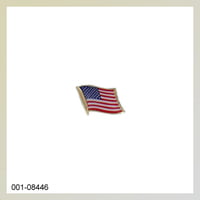 [QS8446] American Flag Emblem (Medium)