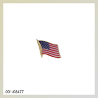 [QS8477] American Flag Emblem (Large)