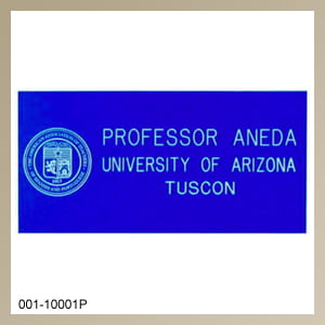 [P10001] Composite Name Bar (3 X 1-1/2)