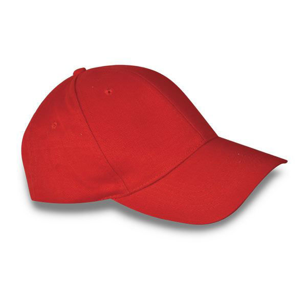CMK202 6 Panel Brushed Bull Denim Cap - White