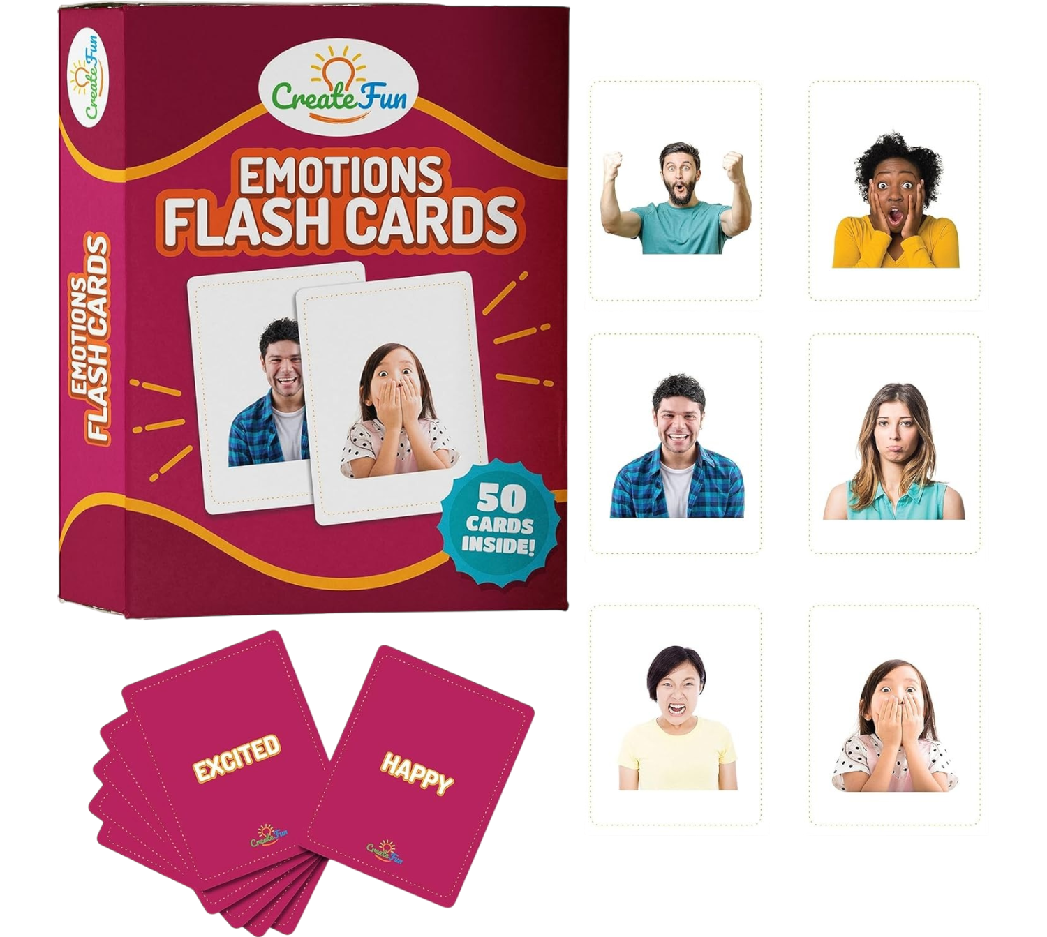 JUEGO DE TARJETAS DE EMOCIONES/ACCIONES RE ECO