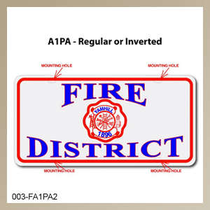 [003-FA1AP2] FF A1 AUTO PLATE (Two Lines of Text)