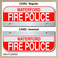 [003-FC2AP2] FF C2 AUTO PLATE (Two Lines of Text)
