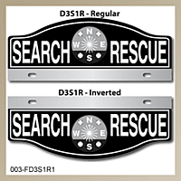 [003-FD3AP1] FF D3 AUTO PLATE (One Line of Text)