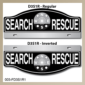 [003-FD3AP1] FF D3 AUTO PLATE (One Line of Text)