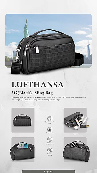 247(Black)- Sling Bag