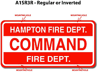 [003-FA1AP3] FF A1 AUTO PLATE (Three Lines of Text)