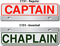 [003-FC1AP1] FF C1 AUTO PLATE (One Line of Text)