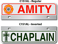 [003-FC1AP1] FF C1 AUTO PLATE (One Line of Text)