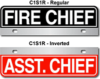 [003-FC1AP1] FF C1 AUTO PLATE (One Line of Text)