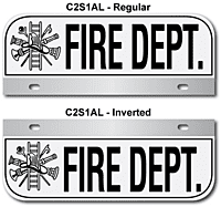 [003-FC2AP1] FF C2 AUTO PLATE (One Line of Text)