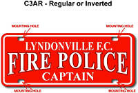 [003-FC3AP3] FF C3 AUTO PLATE (Three Lines of Text)