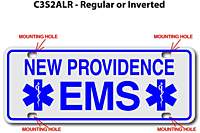 [003-FC3AP2-S2E] FF C3 AUTO PLATE (Two Lines of Text)