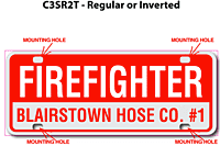 [003-FC3AP2-S] FF C3 AUTO PLATE (Two Lines of Text)