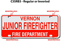 [003-FC3AP3] FF C3 AUTO PLATE (Three Lines of Text)