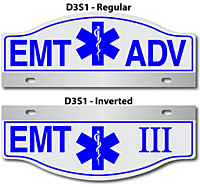 [003-FD3AP1] FF D3 AUTO PLATE (One Line of Text)