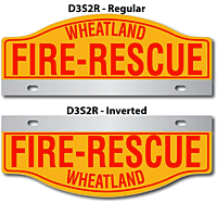 [003-FD3AP2] FF D3 AUTO PLATE (Two Lines of Text)