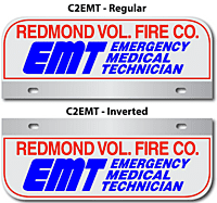 [003-MC2AP1] MED C2 AUTO PLATE (One Line of Text)