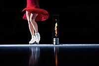 HOFATS SPIN 1500 Tabletop Fireplace silver