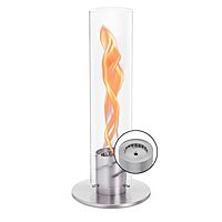 HOFATS SPIN 1500 Tabletop Fireplace silver