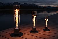 HOFATS SPIN 1500 Tabletop Fireplace black