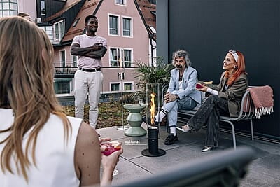 HOFATS SPIN 1500 Tabletop Fireplace black HOFATS SPIN 1500 Tabletop Fireplace black