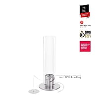 HOFATS SPIN 900 Tabletop Fireplace silver