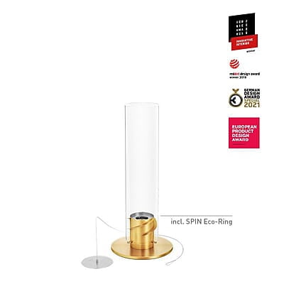 HOFATS SPIN 900 Tabletop Fireplace gold HOFATS SPIN 900 Tabletop Fireplace gold