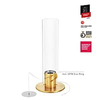 HOFATS SPIN 1200 Tabletop Fireplace gold