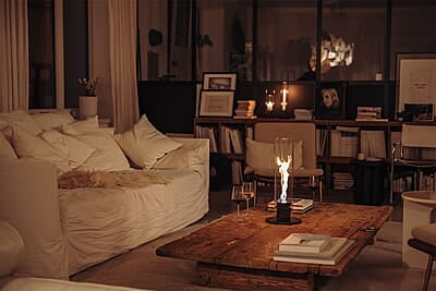 HOFATS SPIN 1200 Tabletop Fireplace black HOFATS SPIN 1200 Tabletop Fireplace black