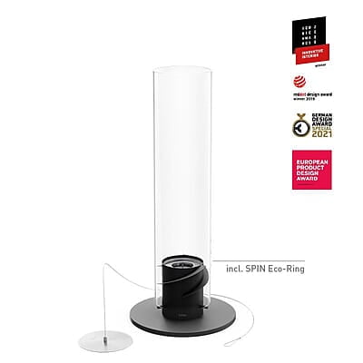 HOFATS SPIN 1200 Tabletop Fireplace black HOFATS SPIN 1200 Tabletop Fireplace black