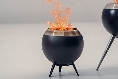 HOFATS MOON 45 Fire bowl with low stand HOFATS MOON 45 Fire bowl with low stand