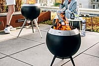 HOFATS MOON 45 Fire bowl with low stand