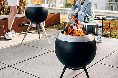 HOFATS MOON 45 Fire bowl with low stand HOFATS MOON 45 Fire bowl with low stand