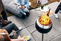 HOFATS MOON 45 Fire bowl with high stand