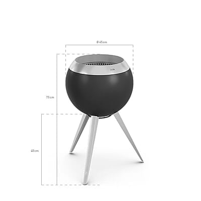 HOFATS MOON 45 Fire bowl with high stand HOFATS MOON 45 Fire bowl with high stand